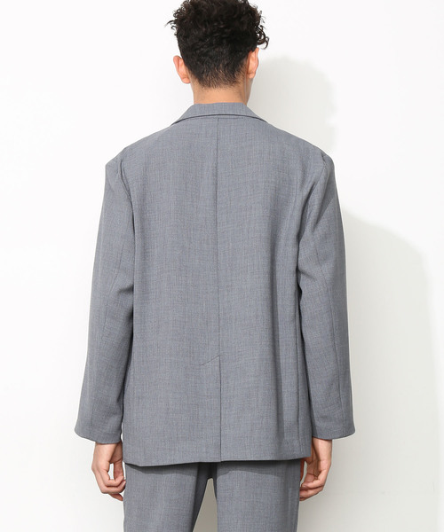ADAM ET ROPE'(アダムエロペ)の「ASAGAO ジャコット(テーラードジャケット・メンズ・チャコールグレー/ブラック/オリーブ・M/L)」の10枚目の写真