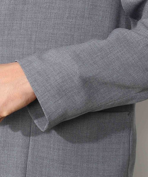 ADAM ET ROPE'(アダムエロペ)の「ASAGAO ジャコット(テーラードジャケット・メンズ・チャコールグレー/ブラック/オリーブ・M/L)」の13枚目の写真