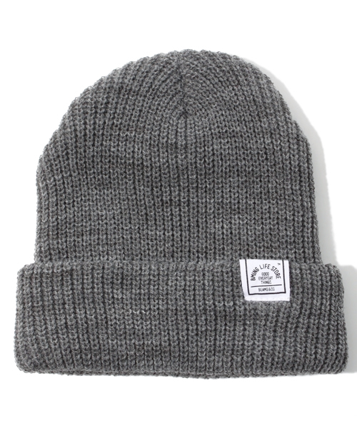 B:MING by BEAMS（ビーミングバイビームス）の「ビーミング by ビームス / KIDSワッチキャップ（ニットキャップ/ビーニー・キッズ・ネイビー/ブルー/レッド/イエロー/グレー・M(105-115)/S(95-105)）」の2枚目の写真