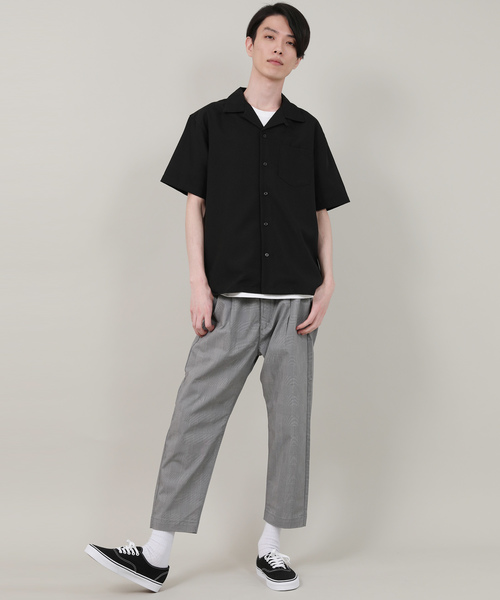 Rocky Monroe(ロッキーモンロー)の「ポリトロオープンカラーシャツ 開襟シャツ(シャツ/ブラウス・メンズ・ブラック/ベージュ/オリーブ/オレンジ・M/L/XL)」の13枚目の写真