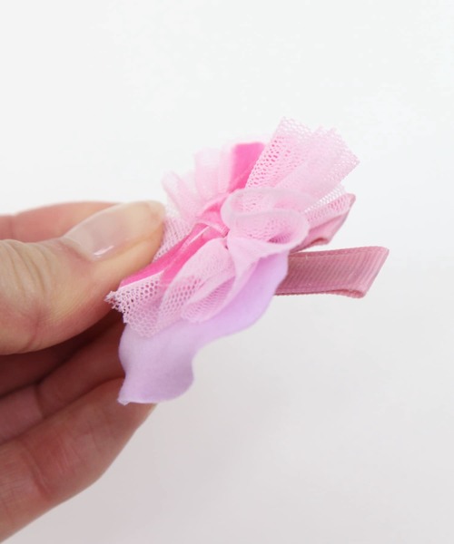 panpantutu（パンパンチュチュ）の「お花のヘアピン(2個セット)（ヘアピン・キッズ・ピンク/イエロー/ブルー・FREE）」の16枚目の写真