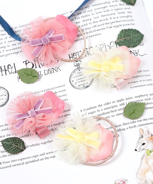 panpantutu（パンパンチュチュ）の「お花のヘアピン(2個セット)（ヘアピン・キッズ・ピンク/イエロー/ブルー・FREE）」の9枚目の写真