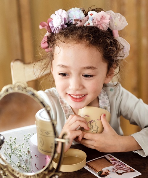 panpantutu（パンパンチュチュ）の「お花のヘアピン(2個セット)（ヘアピン・キッズ・ピンク/イエロー/ブルー・FREE）」の12枚目の写真