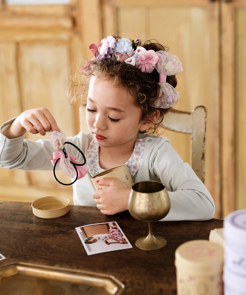 panpantutu（パンパンチュチュ）の「お花のヘアピン(2個セット)（ヘアピン・キッズ・ピンク/イエロー/ブルー・FREE）」の13枚目の写真