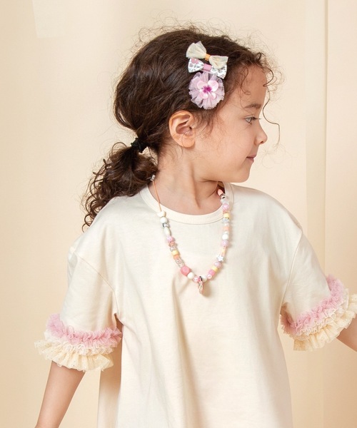 panpantutu（パンパンチュチュ）の「お花のヘアピン(2個セット)（ヘアピン・キッズ・ピンク/イエロー/ブルー・FREE）」の14枚目の写真