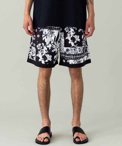 F-LAGSTUF-F（フラグスタフ）の「【F-LAGSTUF-F】別注フラワースイムショーツ（その他パンツ・メンズ・ブラック/サックスブルー・M/L/XL）」の12枚目の写真