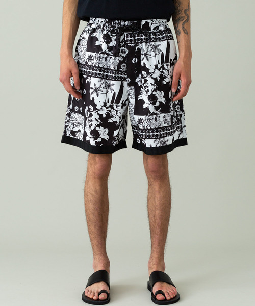 F-LAGSTUF-F（フラグスタフ）の「【F-LAGSTUF-F】別注フラワースイムショーツ（その他パンツ・メンズ・ブラック/サックスブルー・M/L/XL）」の11枚目の写真