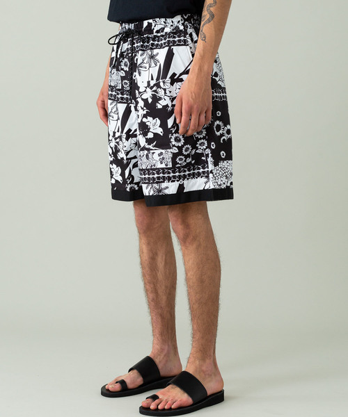 F-LAGSTUF-F（フラグスタフ）の「【F-LAGSTUF-F】別注フラワースイムショーツ（その他パンツ・メンズ・ブラック/サックスブルー・M/L/XL）」の10枚目の写真