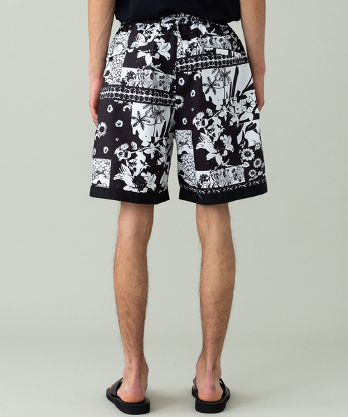 F-LAGSTUF-F（フラグスタフ）の「【F-LAGSTUF-F】別注フラワースイムショーツ（その他パンツ・メンズ・ブラック/サックスブルー・M/L/XL）」の9枚目の写真