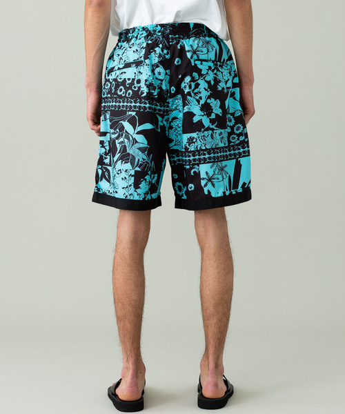 F-LAGSTUF-F（フラグスタフ）の「【F-LAGSTUF-F】別注フラワースイムショーツ（その他パンツ・メンズ・ブラック/サックスブルー・M/L/XL）」の5枚目の写真