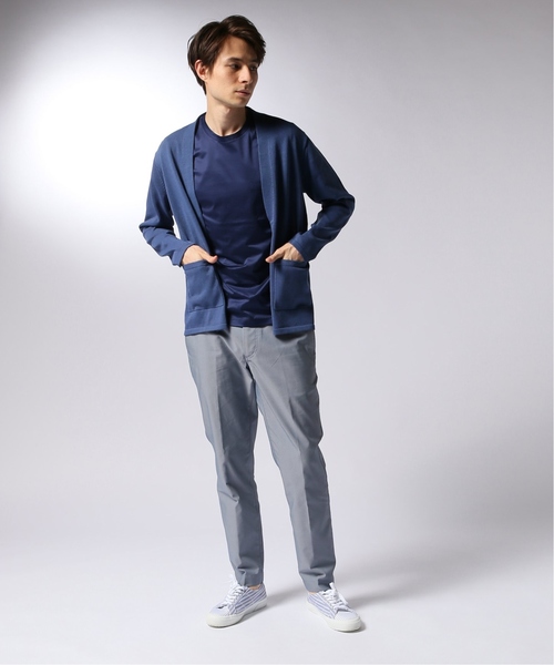 EDIFICE（エディフィス）の「ワシ×ポリ ラップカーディガン（カーディガン/ボレロ・メンズ・ブラック系その他/ネイビー/ベージュ/オレンジ/カーキ/ブルー・LARGE/SMALL/MEDIUM）」の12枚目の写真