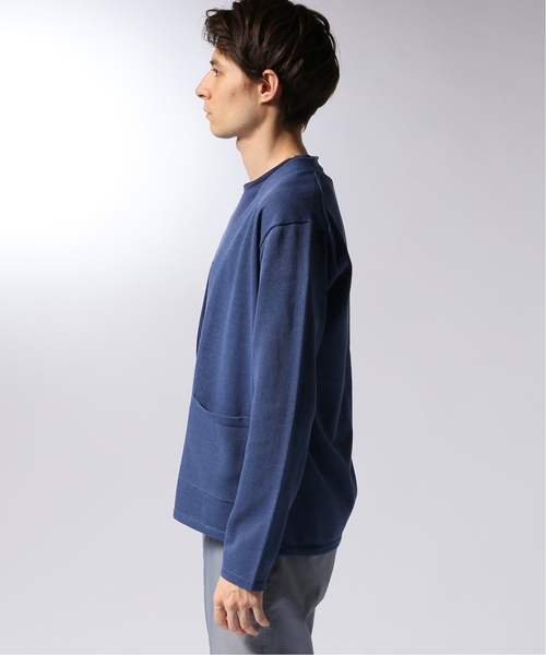 EDIFICE（エディフィス）の「ワシ×ポリ ラップカーディガン（カーディガン/ボレロ・メンズ・ブラック系その他/ネイビー/ベージュ/オレンジ/カーキ/ブルー・LARGE/SMALL/MEDIUM）」の14枚目の写真