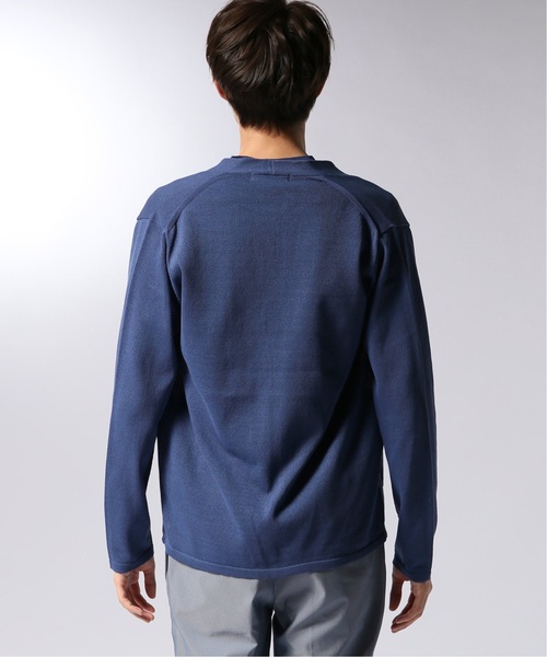 EDIFICE（エディフィス）の「ワシ×ポリ ラップカーディガン（カーディガン/ボレロ・メンズ・ブラック系その他/ネイビー/ベージュ/オレンジ/カーキ/ブルー・LARGE/SMALL/MEDIUM）」の15枚目の写真