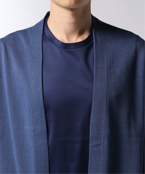 EDIFICE（エディフィス）の「ワシ×ポリ ラップカーディガン（カーディガン/ボレロ・メンズ・ブラック系その他/ネイビー/ベージュ/オレンジ/カーキ/ブルー・LARGE/SMALL/MEDIUM）」の16枚目の写真