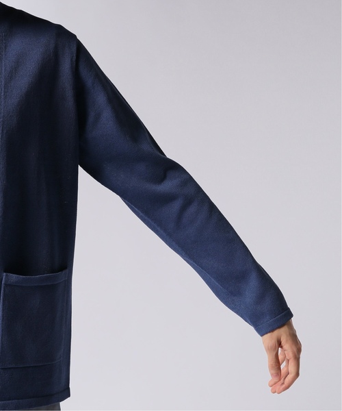 EDIFICE（エディフィス）の「ワシ×ポリ ラップカーディガン（カーディガン/ボレロ・メンズ・ブラック系その他/ネイビー/ベージュ/オレンジ/カーキ/ブルー・LARGE/SMALL/MEDIUM）」の18枚目の写真