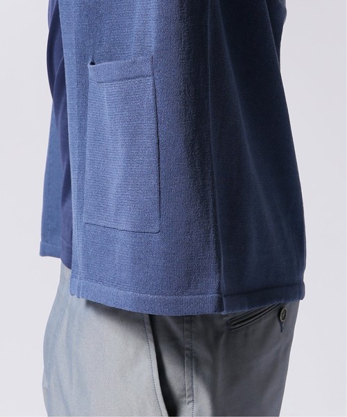 EDIFICE（エディフィス）の「ワシ×ポリ ラップカーディガン（カーディガン/ボレロ・メンズ・ブラック系その他/ネイビー/ベージュ/オレンジ/カーキ/ブルー・LARGE/SMALL/MEDIUM）」の21枚目の写真