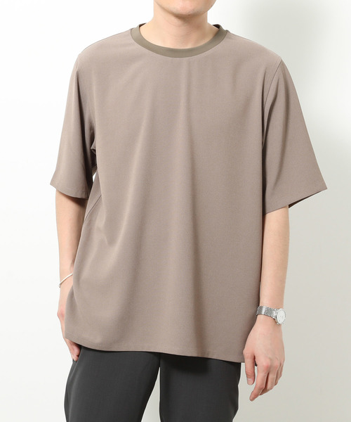 ADAM ET ROPE'(アダムエロペ)の「MICROSHARK 布帛TEE(Tシャツ/カットソー・メンズ・ネイビー/ブラウン系その他3/ブルー系その他3・M/L)」の2枚目の写真
