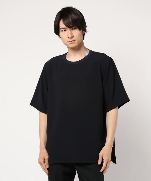 ADAM ET ROPE'(アダムエロペ)の「MICROSHARK 布帛TEE(Tシャツ/カットソー・メンズ・ネイビー/ブラウン系その他3/ブルー系その他3・M/L)」の6枚目の写真