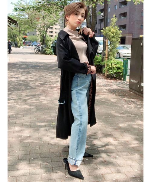 GYDA（ジェイダ）の「セルヴィッチワイドデニムパンツ（デニムパンツ・レディース・ライトブルー/ブルー・SMALL/MEDIUM/X-SMALL）」の4枚目の写真