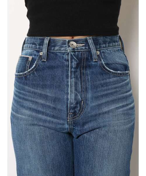 GYDA（ジェイダ）の「セルヴィッチワイドデニムパンツ（デニムパンツ・レディース・ライトブルー/ブルー・SMALL/MEDIUM/X-SMALL）」の11枚目の写真