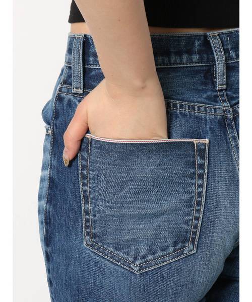 GYDA（ジェイダ）の「セルヴィッチワイドデニムパンツ（デニムパンツ・レディース・ライトブルー/ブルー・SMALL/MEDIUM/X-SMALL）」の14枚目の写真