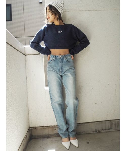 GYDA（ジェイダ）の「セルヴィッチワイドデニムパンツ（デニムパンツ・レディース・ライトブルー/ブルー・SMALL/MEDIUM/X-SMALL）」の22枚目の写真