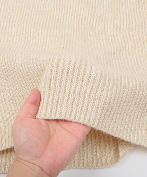 UR'S(ユアーズ)の「フロントリボンニットトップス(ニット/セーター・レディース・ブラウン系その他/ベージュ/アイボリー/チャコール/ブラック・M/S/L)」の7枚目の写真
