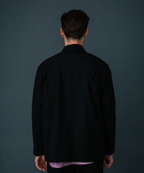 Iroquois（イロコイ）の「【Iroquois】シーズンレス ２WAY ストレッチセットアップブルゾン（ブルゾン・メンズ・ブラック/キャメル・1/2）」の13枚目の写真