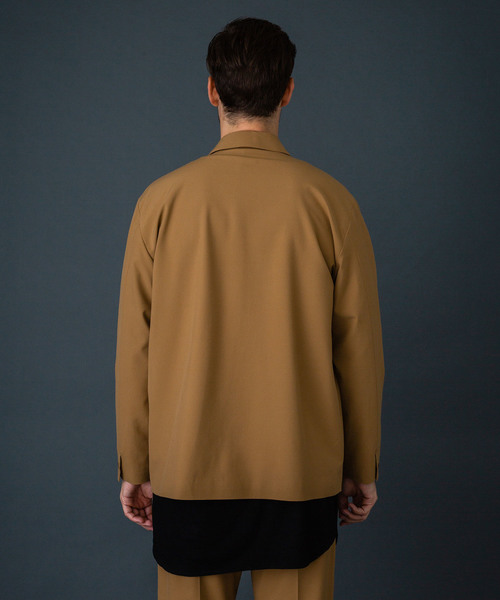 Iroquois（イロコイ）の「【Iroquois】シーズンレス ２WAY ストレッチセットアップブルゾン（ブルゾン・メンズ・ブラック/キャメル・1/2）」の9枚目の写真