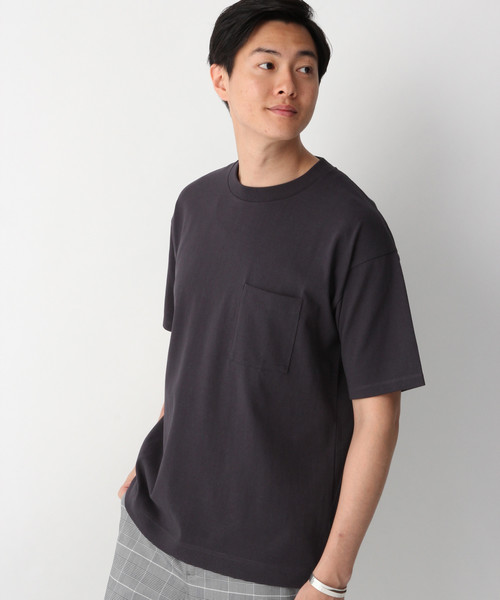 GLOBAL WORK(グローバルワーク)の「USAコットンDRY-TEE【吸水速乾】/843768(Tシャツ/カットソー・メンズ・ホワイト/ベージュ/ゴールド/ダークグレー/グリーン系その他4・SMALL/MEDIUM/LARGE/X-LARGE)」の3枚目の写真