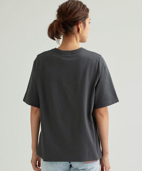 green label relaxing(グリーンレーベルリラクシング)の「CFC テンジク プリント Tシャツ(Tシャツ/カットソー・レディース・オフホワイト/ダークグレー・FREE)」の8枚目の写真