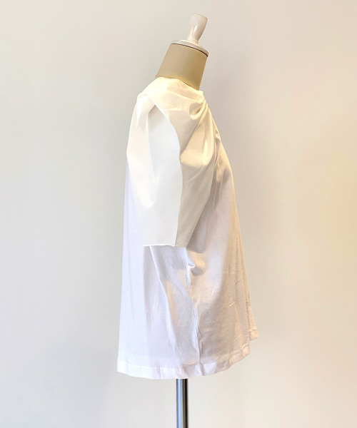 Narcissus（ナルシス）の「【cheap!!by vaNite】アシンメトリパフＴシャツ（Tシャツ/カットソー・レディース・ホワイト/ブラック・FREE）」の22枚目の写真