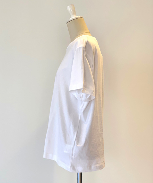 Narcissus（ナルシス）の「【cheap!!by vaNite】アシンメトリパフＴシャツ（Tシャツ/カットソー・レディース・ホワイト/ブラック・FREE）」の20枚目の写真