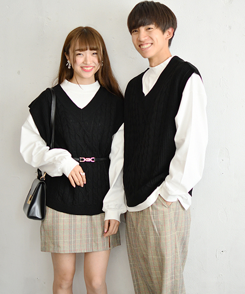 PairPair（ペアペア）の「ヘビーウェイトポケット付きロングＴシャツ（Tシャツ/カットソー・レディース・ベージュ/オフホワイト/モカ/スミクロ・FREE）」の2枚目の写真