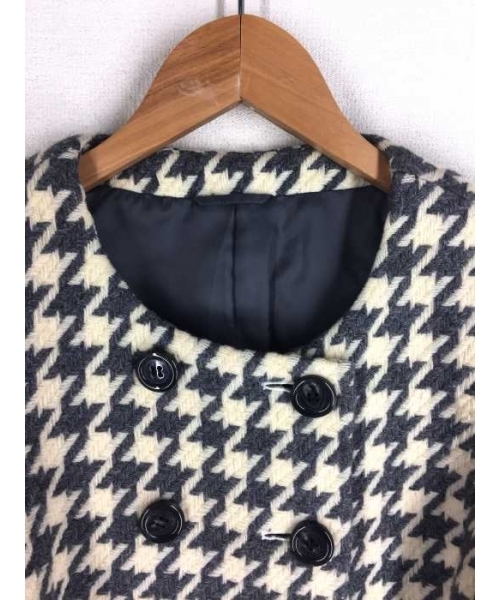 ブランド古着】千鳥格子柄 ショートコート（その他アウター）｜ANAYI