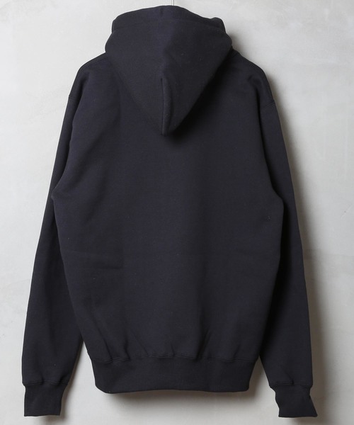 Champion(チャンピオン)の「【CHAMPION/チャンピオン】サガラワッペン付き ビッグシルエット ロゴプルオーバーパーカー ユニセックスサイジング C3-E127(パーカー・メンズ・ネイビー/ブラック/ホワイト・X-LARGE/MEDIUM/LARGE)」の7枚目の写真