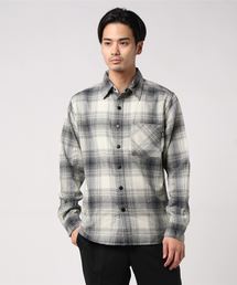 VANS�i�o���Y�j�́uVANS ���@���Y VANS CRAZY CHECK SHIRT �V���c CD19FW-MS02 GRAY�i���̑��g�b�v�X�j�v