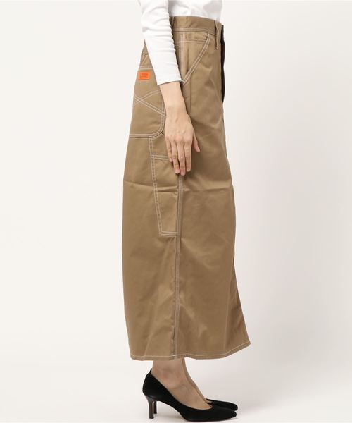 UNIVERSAL OVERALL(ユニバーサルオーバーオール)の「【72】【UNIVERSAL OVERALL】PAINTER SKIRT(スカート・レディース・ブラック/ベージュ/モカ/アイボリー/ネイビー/カーキ/グリーン/グレー・MEDIUM/LARGE/SMALL)」の9枚目の写真