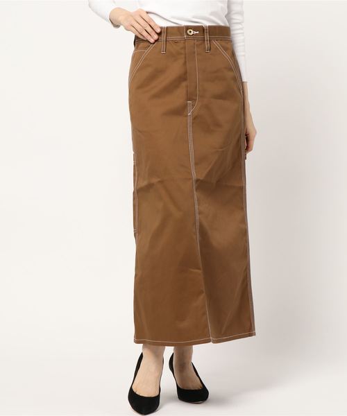UNIVERSAL OVERALL(ユニバーサルオーバーオール)の「【72】【UNIVERSAL OVERALL】PAINTER SKIRT(スカート・レディース・ブラック/ベージュ/モカ/アイボリー/ネイビー/カーキ/グリーン/グレー・MEDIUM/LARGE/SMALL)」の13枚目の写真