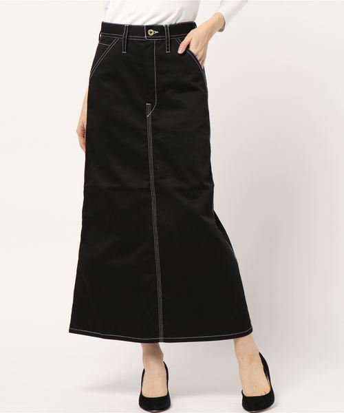UNIVERSAL OVERALL(ユニバーサルオーバーオール)の「【72】【UNIVERSAL OVERALL】PAINTER SKIRT(スカート・レディース・ブラック/ベージュ/モカ/アイボリー/ネイビー/カーキ/グリーン/グレー・MEDIUM/LARGE/SMALL)」の17枚目の写真