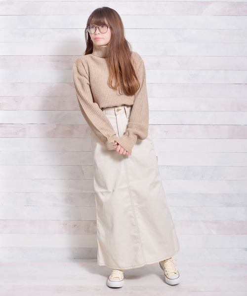 UNIVERSAL OVERALL(ユニバーサルオーバーオール)の「【72】【UNIVERSAL OVERALL】PAINTER SKIRT(スカート・レディース・ブラック/ベージュ/モカ/アイボリー/ネイビー/カーキ/グリーン/グレー・MEDIUM/LARGE/SMALL)」の22枚目の写真