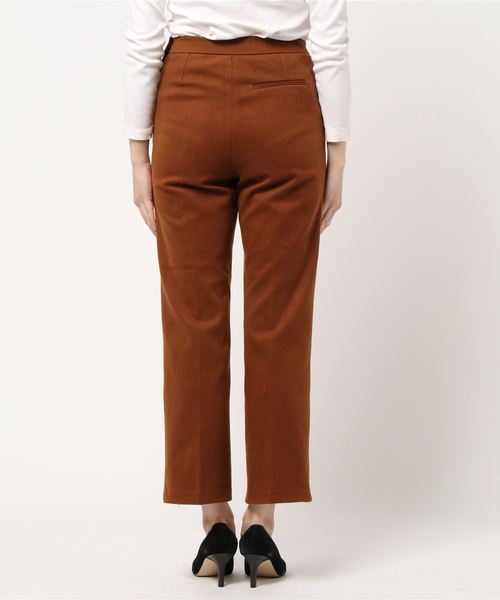 KOBE LETTUCE（コウベレタス）の「センタープレスサイドボタンフェイクウールストレートパンツ（その他パンツ・レディース・アイボリー/ミント/ブルー/ブラウン系その他・SM）」の19枚目の写真