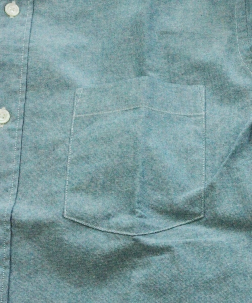 JOURNAL STANDARD（ジャーナルスタンダード）の「レザーパイピングシャンブレーレギュラーカラーシャツ #●（シャツ/ブラウス・メンズ・ホワイト/ブルー/ネイビー・MEDIUM/SMALL/LARGE）」の10枚目の写真