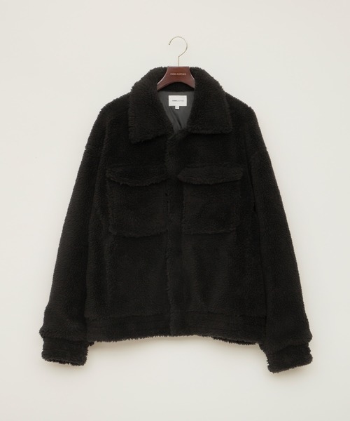 EMMA CLOTHES（エマクローズ）の「オーバーサイズ  ボア ストリングCPOブルゾン EMMA CLOTHES（ブルゾン・メンズ・ブラック/ブラウン/ベージュ系その他・S/M/L）」の21枚目の写真