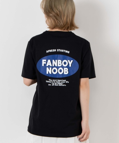 WEGO(ウィゴー)の「WEGO/FANBOYNOOBバックプリントTシャツ(Tシャツ/カットソー・レディース・ホワイト/ブラック・SMALL/MEDIUM)」の1枚目の写真