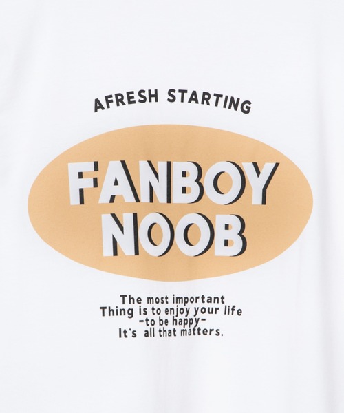 WEGO(ウィゴー)の「WEGO/FANBOYNOOBバックプリントTシャツ(Tシャツ/カットソー・レディース・ホワイト/ブラック・SMALL/MEDIUM)」の5枚目の写真