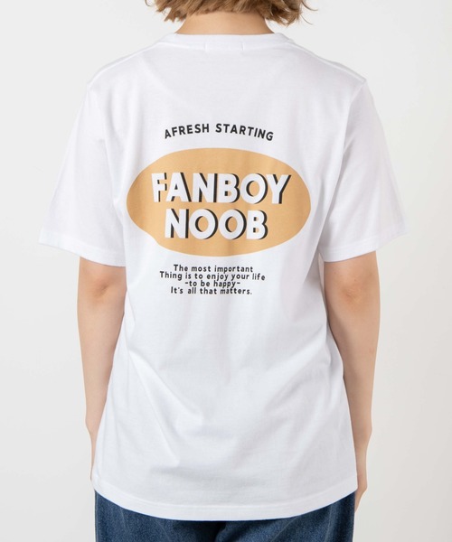 WEGO(ウィゴー)の「WEGO/FANBOYNOOBバックプリントTシャツ(Tシャツ/カットソー・レディース・ホワイト/ブラック・SMALL/MEDIUM)」の13枚目の写真