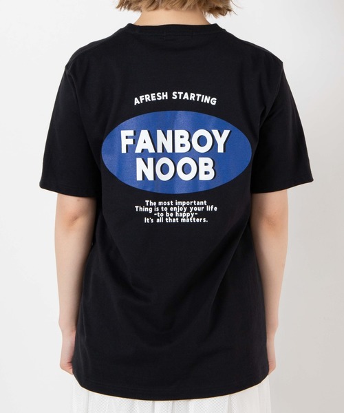WEGO(ウィゴー)の「WEGO/FANBOYNOOBバックプリントTシャツ(Tシャツ/カットソー・レディース・ホワイト/ブラック・SMALL/MEDIUM)」の11枚目の写真