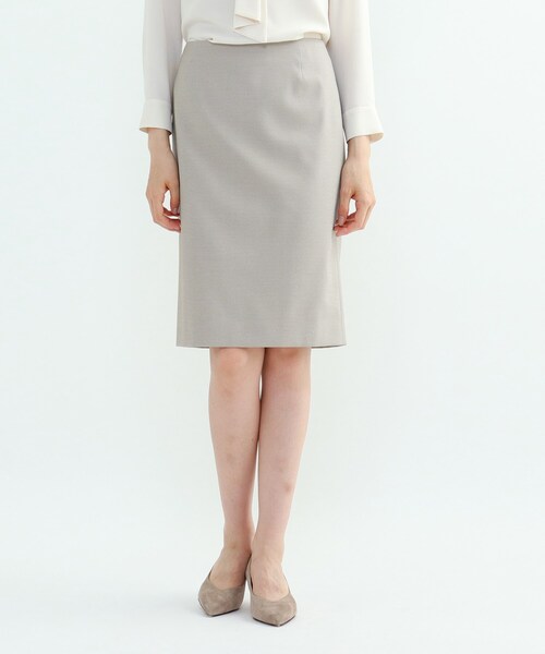 INDIVI（インディヴィ）の「[L]【UV】マルチシャークタイトスカート（スーツスカート・レディース・チャコール/ベージュ系その他6・12/15 /13/17）」の20枚目の写真