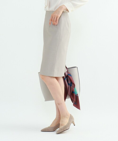 INDIVI（インディヴィ）の「[L]【UV】マルチシャークタイトスカート（スーツスカート・レディース・チャコール/ベージュ系その他6・12/15 /13/17）」の15枚目の写真